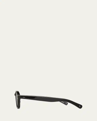 Garrett Leight Men's Flipper Acetate Round Sunglasses | Thumbnail 3 Garrett Leight Men's Flipper Acetate Round Sunglasses | Thumbnail 3