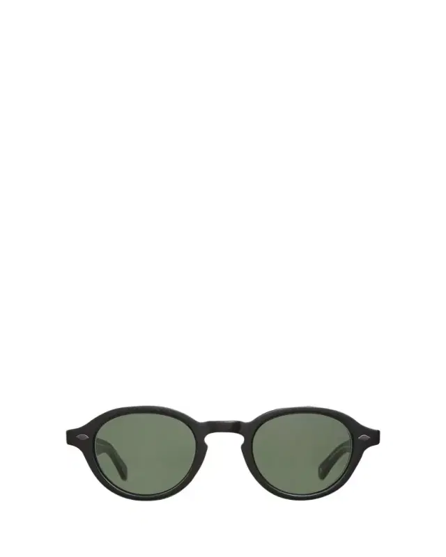 Garrett Leight Men's Flipper Acetate Round Sunglasses