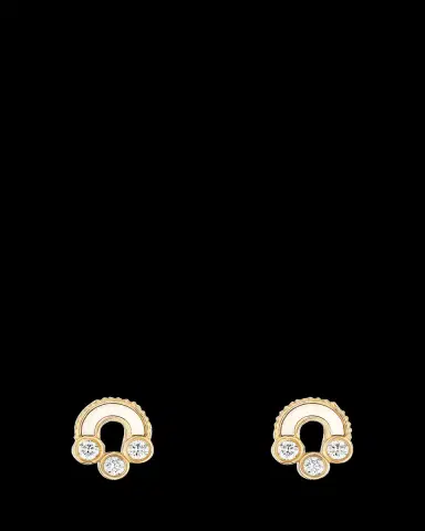 Viltier Magnetic Stud Earrings in Mother-of-Pearl | Thumbnail 2