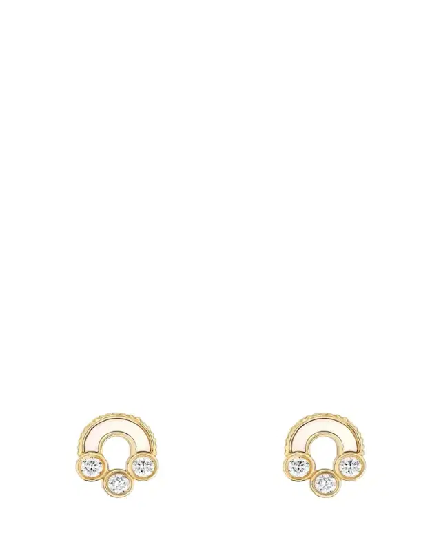 Viltier Magnetic Stud Earrings in Mother-of-Pearl