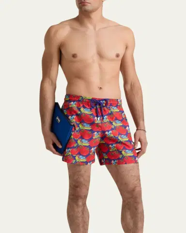 Vilebrequin Men's Sardine and Tomato Swim Trunks | Thumbnail 2 Vilebrequin Men's Sardine and Tomato Swim Trunks | Thumbnail 2