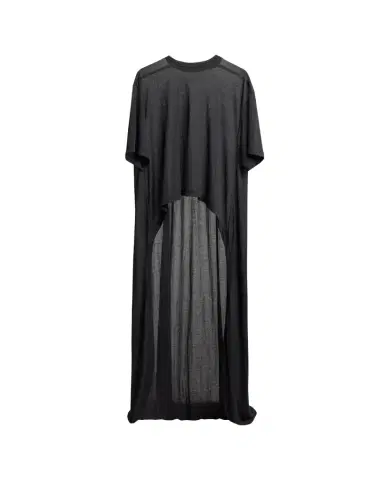 Balenciaga Transparent Jersey Short-Sleeve Train T-Shirt | Thumbnail 1 Balenciaga Transparent Jersey Short-Sleeve Train T-Shirt | Thumbnail 1