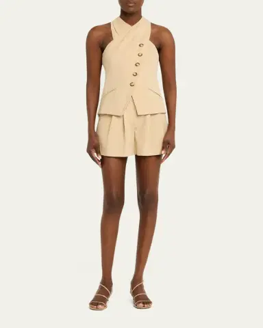 Veronica Beard Pacey Halter Vest | Thumbnail 2 Veronica Beard Pacey Halter Vest | Thumbnail 2