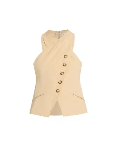 Veronica Beard Pacey Halter Vest | Thumbnail 1 Veronica Beard Pacey Halter Vest | Thumbnail 1