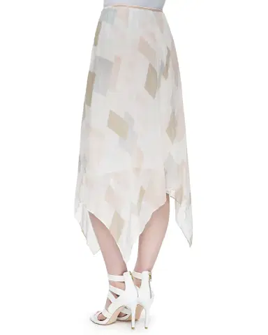 Attersee Sleeveless Raw-Edge Paneled Fluid Viscose Maxi Dress | Thumbnail 7