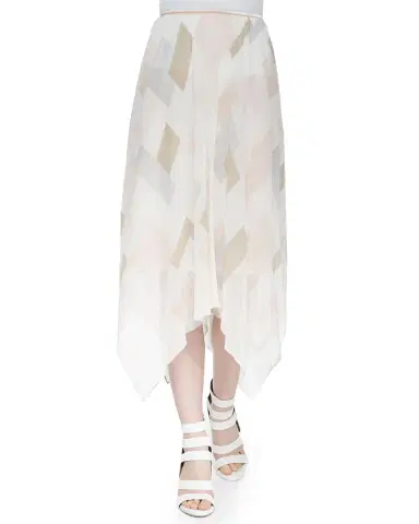 Attersee Sleeveless Raw-Edge Paneled Fluid Viscose Maxi Dress | Thumbnail 8