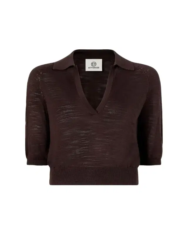 Attersee Linen Knit Polo