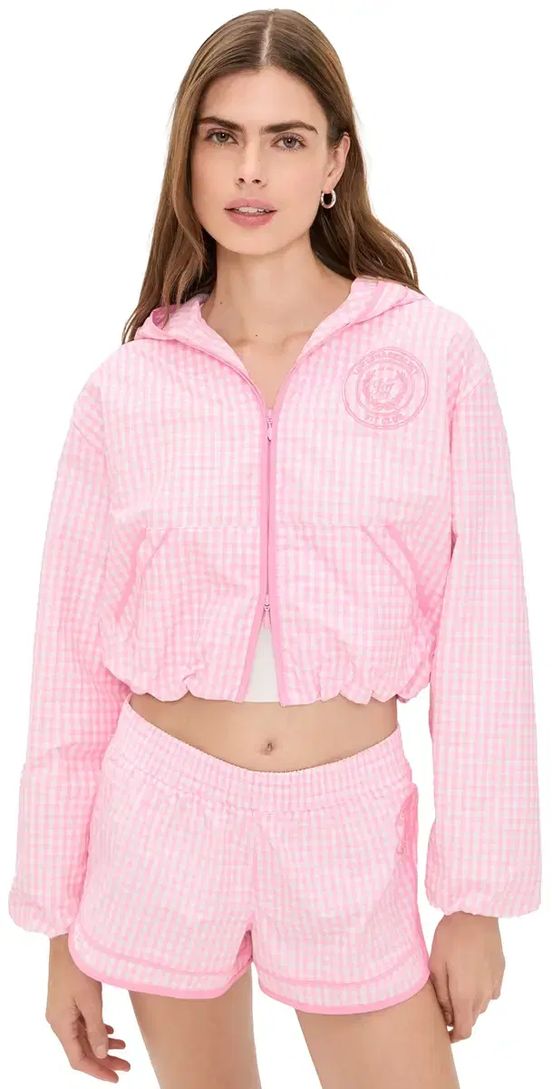 LoveShackFancy Kariana Hoodie Tickled Pink