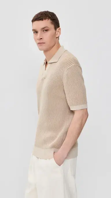 Frescobol Carioca Rino Cotton Blend Polo | Thumbnail 4 Frescobol Carioca Rino Cotton Blend Polo | Thumbnail 4