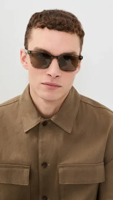 Orlebar Brown The Robbie Sunglasses Agave Bark/Herbal Green One Size | Thumbnail 3 Orlebar Brown The Robbie Sunglasses Agave Bark/Herbal Green One Size | Thumbnail 3