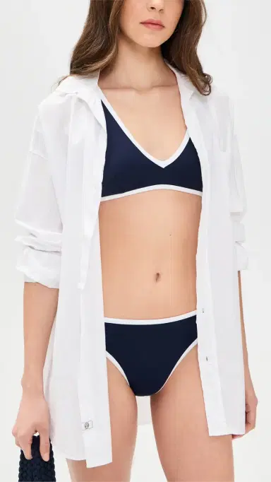 Good American Better Bikini Bottoms Horizon Ink | Thumbnail 5