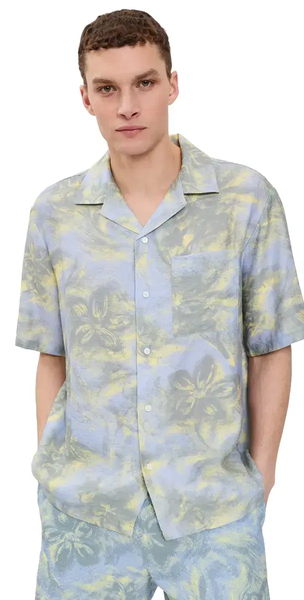 Resort hirt Arctic Ice/Pastel Yellow