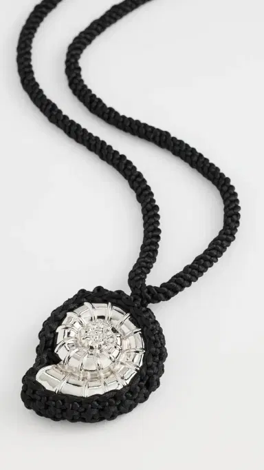 Julietta Selene Necklace Black One Size | Thumbnail 2