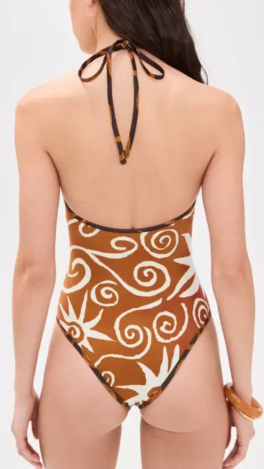 Damson Madder Della Reversible One Piece Brown 6 | Thumbnail 3