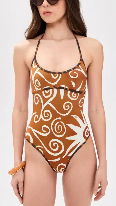Damson Madder Della Reversible One Piece Brown 6 | Thumbnail 5