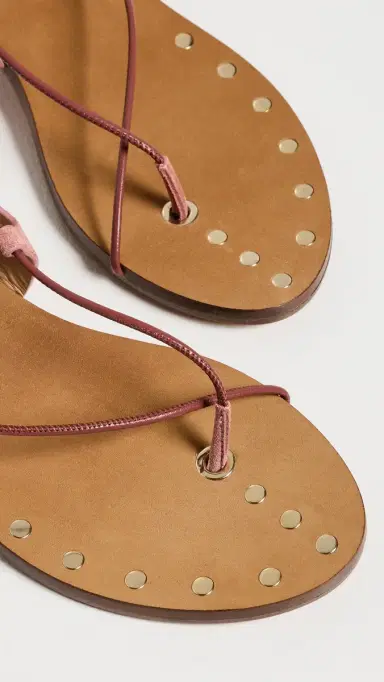 Ulla Johnson Aves Bare Kitten Heel Sandals Fig | Thumbnail 6