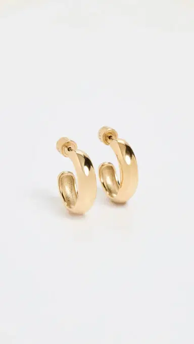 Jenny Bird Small Staple Hoops High Polish | Thumbnail 2 Jenny Bird Small Staple Hoops High Polish | Thumbnail 2