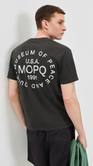 Museum of Peace and Quiet Stamp T-Shirt | Thumbnail 2 Museum of Peace and Quiet Stamp T-Shirt | Thumbnail 2