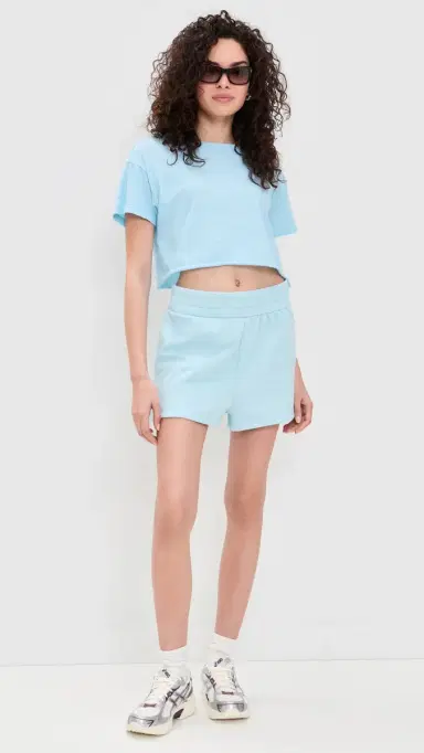 Year of Ours Cropped Tee Sky L | Thumbnail 5