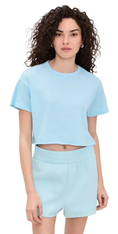 Year of Ours Cropped Tee Sky L | Thumbnail 1