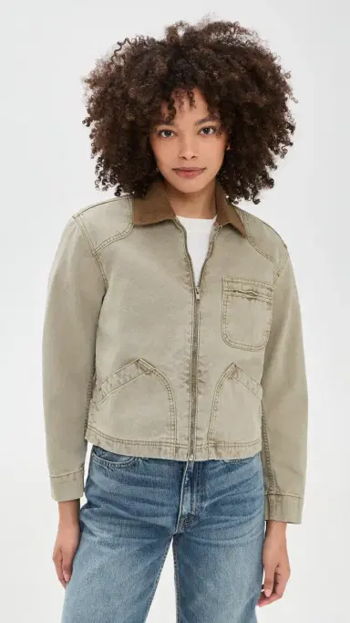 SLVRLAKE Harley Crop Worker Jacket Rocky ountain | Thumbnail 2 SLVRLAKE Harley Crop Worker Jacket Rocky ountain | Thumbnail 2
