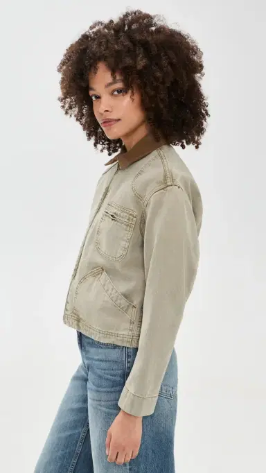 SLVRLAKE Harley Crop Worker Jacket Rocky ountain | Thumbnail 4 SLVRLAKE Harley Crop Worker Jacket Rocky ountain | Thumbnail 4