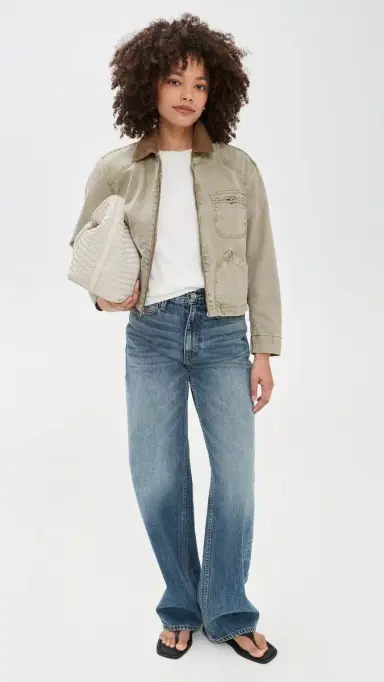 SLVRLAKE Harley Crop Worker Jacket Rocky ountain | Thumbnail 5 SLVRLAKE Harley Crop Worker Jacket Rocky ountain | Thumbnail 5