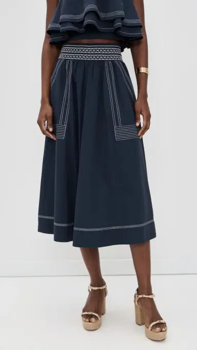 Ramy Brook Galia Skirt Navy | Thumbnail 2 Ramy Brook Galia Skirt Navy | Thumbnail 2