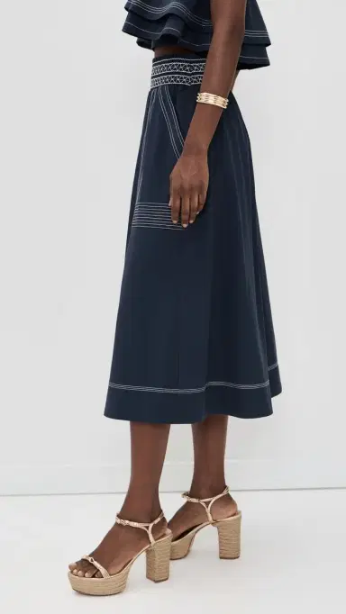 Ramy Brook Galia Skirt Navy | Thumbnail 4 Ramy Brook Galia Skirt Navy | Thumbnail 4