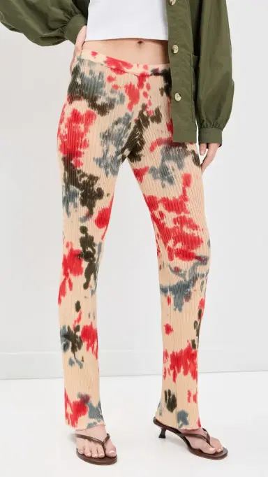 Rodebjer Monica Tie Dye Pants Red ulti | Thumbnail 2