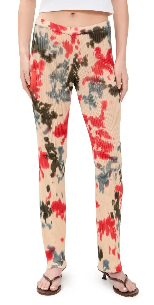 Rodebjer onica Tie Dye Pants Red ulti