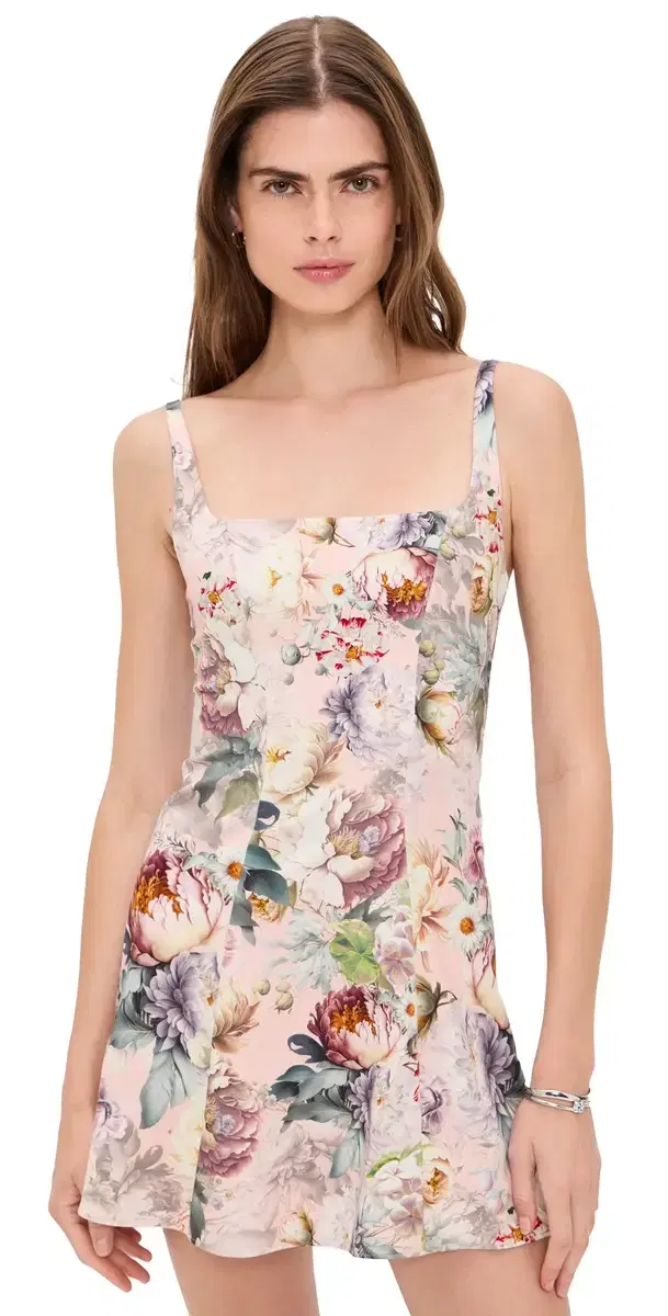 Alice + Olivia Julia Mini Dress Sweet Peony
