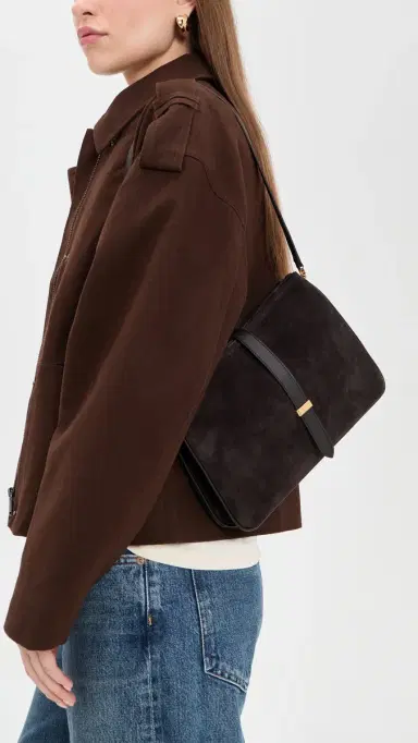 Nili Lotan Jane Shoulder Bag Espresso | Thumbnail 3
