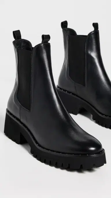 FRĒDA SALVADOR Brooke Chelsea Boots Black Calf | Thumbnail 5