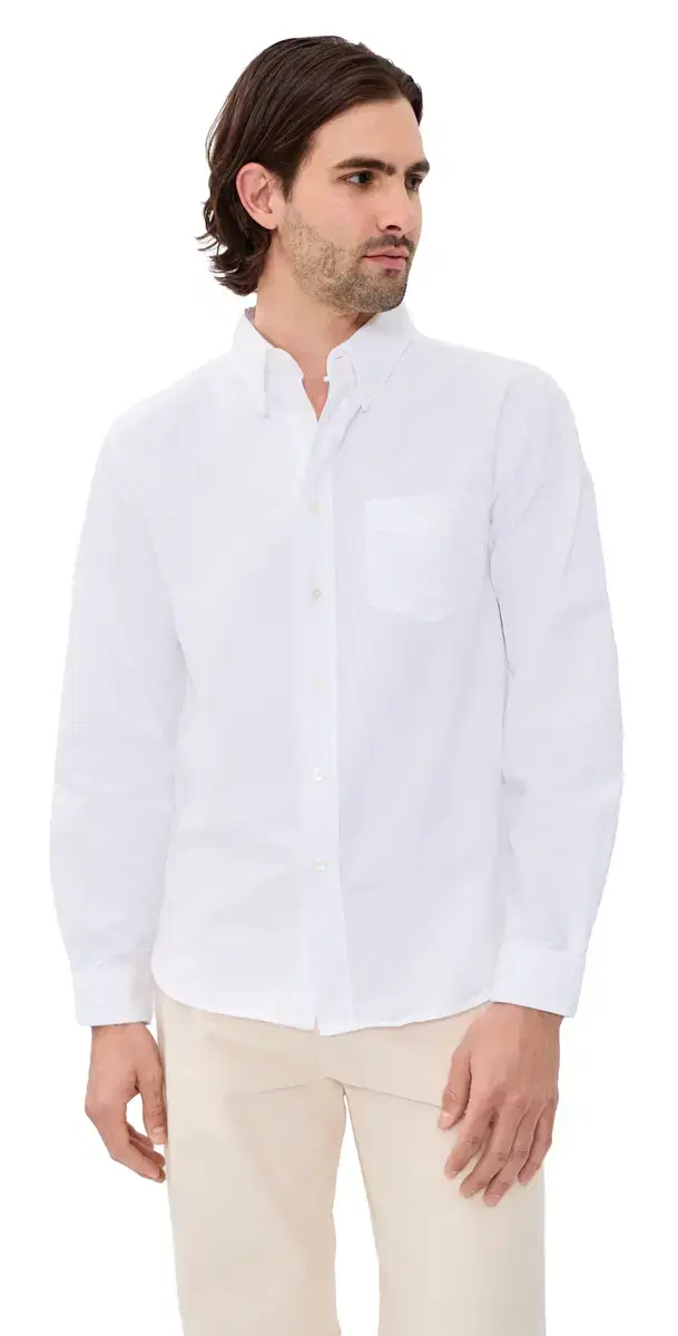 Knickerbocker Beefy Cotton Oxford Shirt White