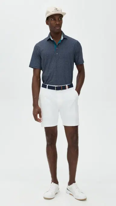 Redvanly Varick Pull on Shorts 7.5 Bright White L | Thumbnail 5