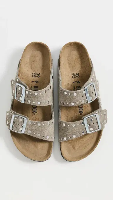 Birkenstock Arizona Rivets Sandals Taupe 37 | Thumbnail 5