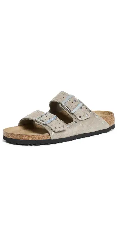 Birkenstock Arizona Rivets Sandals Taupe 37 | Thumbnail 1