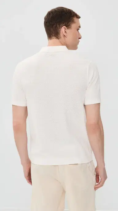 Theory Carin Short Sleeve Shirt in Tactile Cotton Winter | Thumbnail 3 Theory Carin Short Sleeve Shirt in Tactile Cotton Winter | Thumbnail 3
