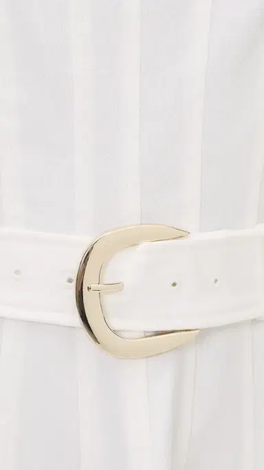 Cinq à Sept White Denim Cambree Dress White | Thumbnail 6 Cinq à Sept White Denim Cambree Dress White | Thumbnail 6