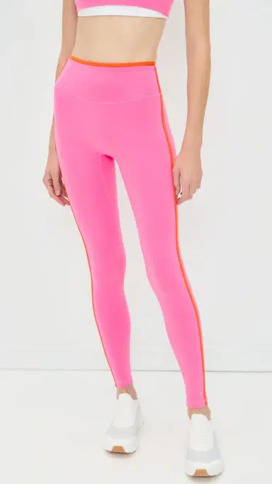 FORM Layered 7/8 Leggings Peony w/ White & Poppy L | Thumbnail 2