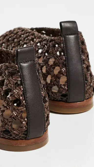 MANSUR GAVRIEL Woven Ballerina Flats Anise | Thumbnail 4