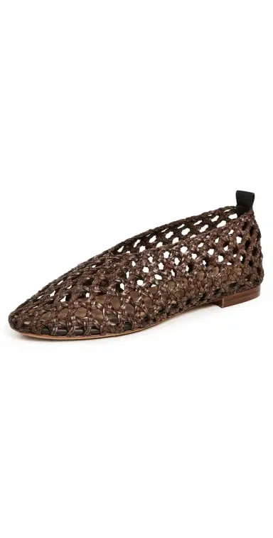 MANSUR GAVRIEL Woven Ballerina Flats Anise | Thumbnail 1