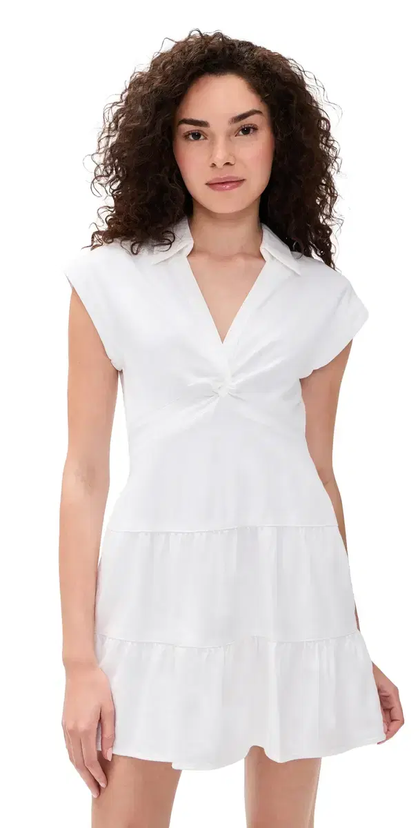 ALICE + OLIVIA Mila Mini Dress White