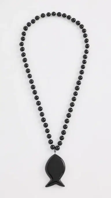 Julietta Fish Necklace Black One Size | Thumbnail 2 Julietta Fish Necklace Black One Size | Thumbnail 2