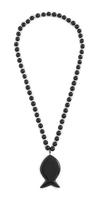 Julietta Fish Necklace Black One Size | Thumbnail 1 Julietta Fish Necklace Black One Size | Thumbnail 1
