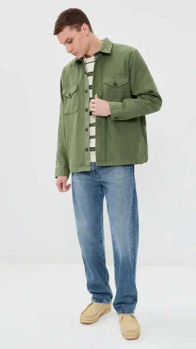 Filson Field Shirt Jacket Washed Fatigue Green | Thumbnail 5 Filson Field Shirt Jacket Washed Fatigue Green | Thumbnail 5