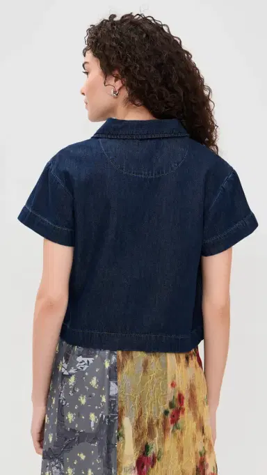 Joe's Jeans The Lillian Denim Popover Shirt Honor | Thumbnail 3 Joe's Jeans The Lillian Denim Popover Shirt Honor | Thumbnail 3