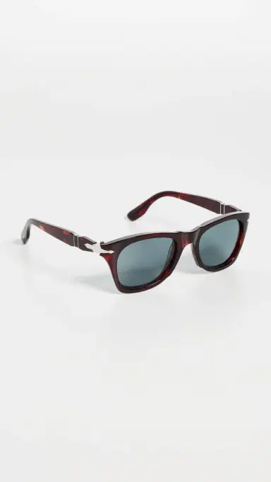 Persol 0PO8001S Sunglasses Transparent Brn Red Havana/Blue One Size | Thumbnail 2