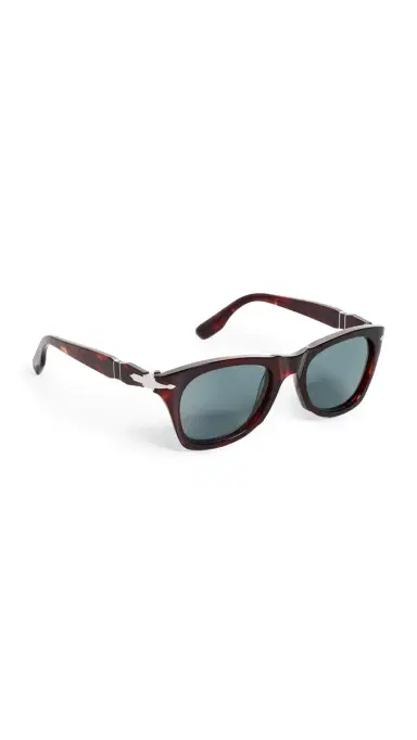 Persol 0PO8001S Sunglasses Transparent Brn Red Havana/Blue One Size | Thumbnail 6